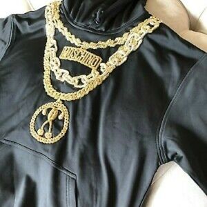 H&M x MOSCHINO GOLD CHAIN HOODIE
